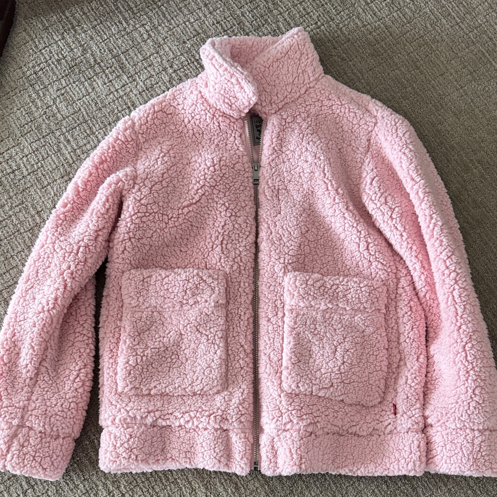 Levi’s Women's Pink Teddy Jacket